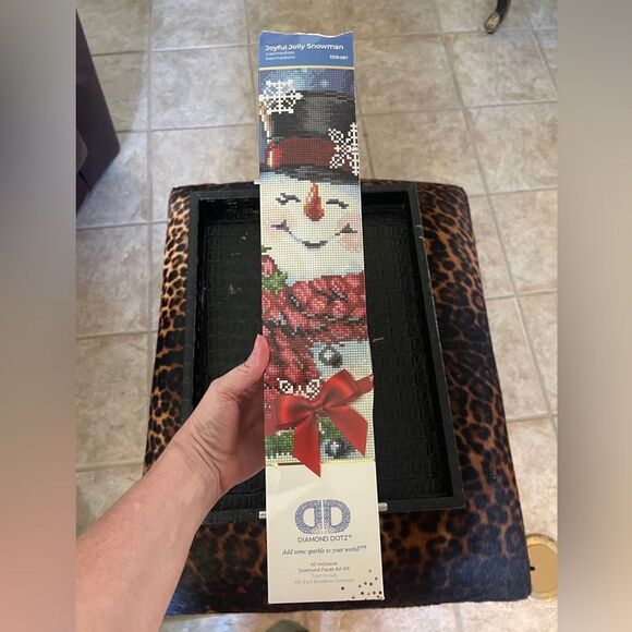 Joyful Jolly Snowman Diamond Dotz Kit! - Picture 1 of 12